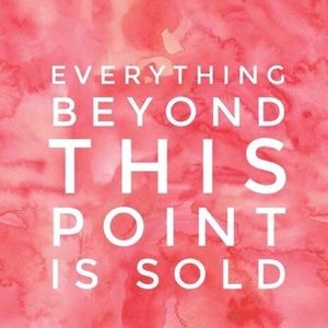 Everything below the point is sold